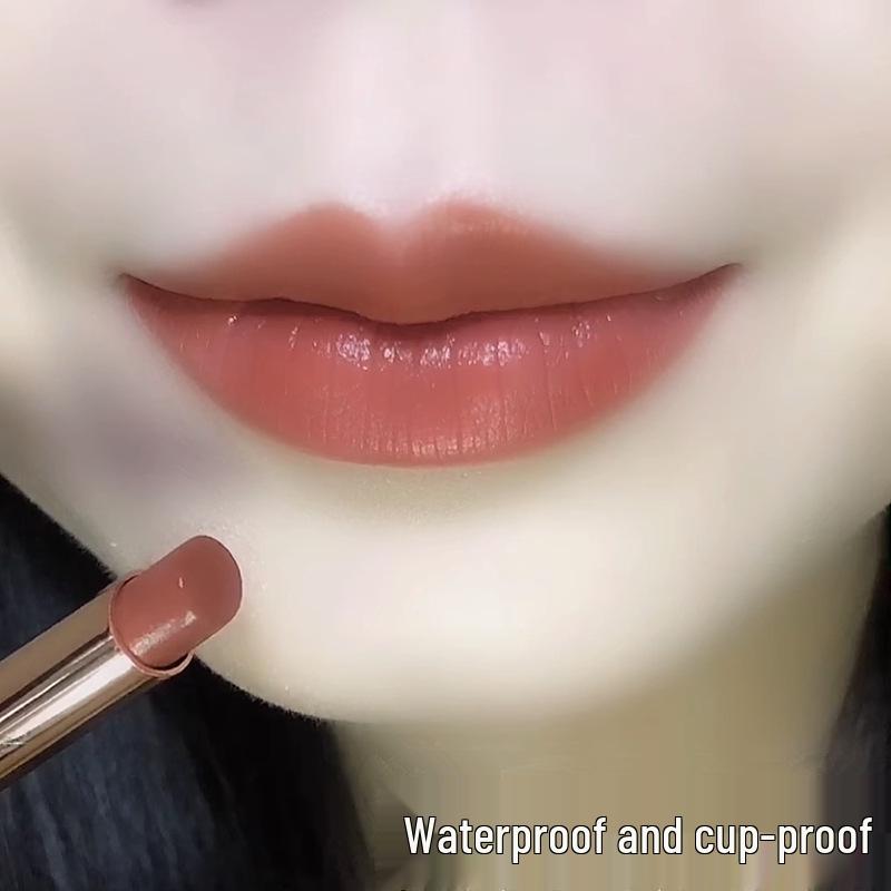 Nude Brown Rose Moisturizing Matte Lipstick: Long-lasting, Non-Fade, Non-Transfer, Non-Stick Cup.