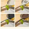 Kitchen Spoon Holders Shovel Spatula Rack Shelf Organizer Silicone Non-slip Anti-Scald Holder Steam Releaser Cooking Utensils