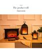 Nordic LED Flame Fireplace Lamp - Decorative Christmas Home Ornament
