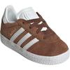 Adidas Gazelle Comfort Closure EL I Gebraucht Braun Baby Sneaker Wolkenweiß Gold-Metallic IH0360