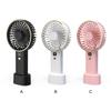 USB Mini Fan Şarj Edilebilir Taşınabilir El Fanı Dijital Ekran Tembel Geçici Seyahat Alışveriş Soğutma Ev Araba Hava Soğutucu