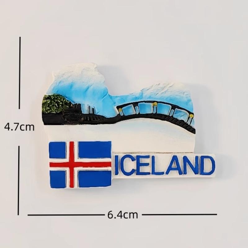 Iceland Travelling Fridge Magnets National Flag Reykjavik Tourism Souvenirs Fridge Stickers Home Decor Wedding Gifts