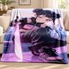 Kpop demon hunters blanket Flannel Blanket Soft Cozy Plush Throw for Sofa Bed Lightweight Home Decoration Outdoor camping
