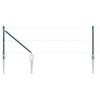 Fence Posts with Drive In Sleeve 52 Pcs Green