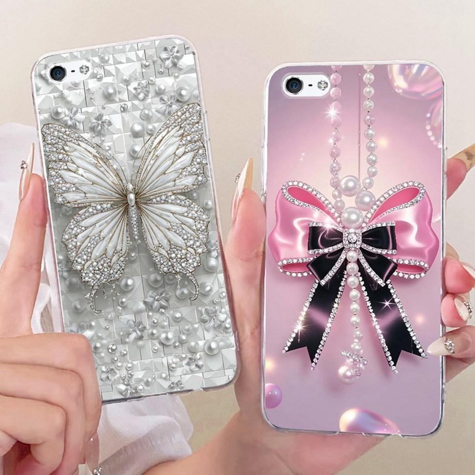 Cute Printing Phone Case For iPhone 5 5s SE (2016) 4 4s Soft Silicone TPU Cases For iPhone4 4s iPhone5 5s Covers Bumpers