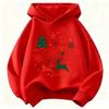 New Christmas Fashionable Cartoon Print Hoodie for Kids Autumn/WinterWarm Sweatshirt for Boys and Girls Bestseller for Christmas