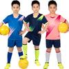 Kids Football Jersey Tracksuit Child Soccer Sports Uniforms Girls Boys Play Ball Sportswear Kits Vest Children's Football Suit