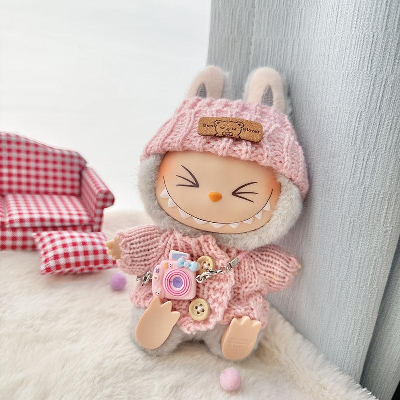 [Nur Kleidung] Schlüsselanhänger der ersten und zweiten Generation, Kleideranhänger, Etikett für sitzenden Partybären, Schal, Hut.