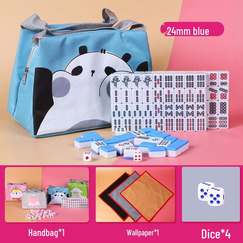 

Mini Portable 24mm Outdoor Travel Mahjong Set