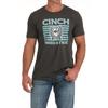 Cinch Men's Classic Graphic Dark Heather Short Sleeve  Gift All Size Unisex T-Shirt