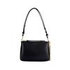 Perry Adjustable Detachable Shoulder Strap Leather Shoulder Bag Small Women Shoulder Bag Black 177245-001