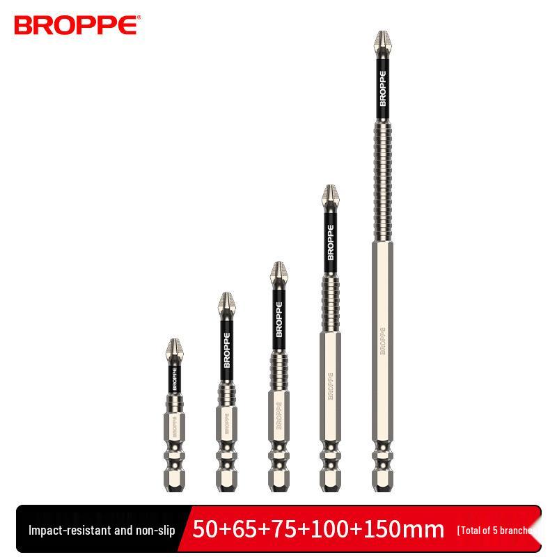 Pulai Magnetic Impact-Resistant Phillips Screwdriver Bit Set
