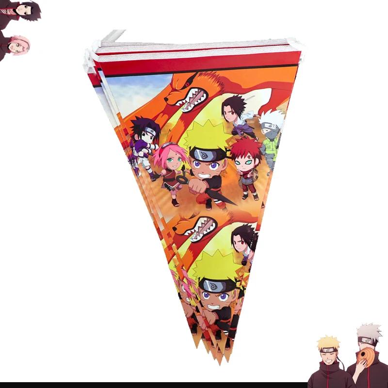 Naruto Dekorace Kreslené Narozeninové Deco Čelenka Party Suvenýry Batoh Plakát Jednorázové Party Nádobí Ubrus Talíře Hrníčky