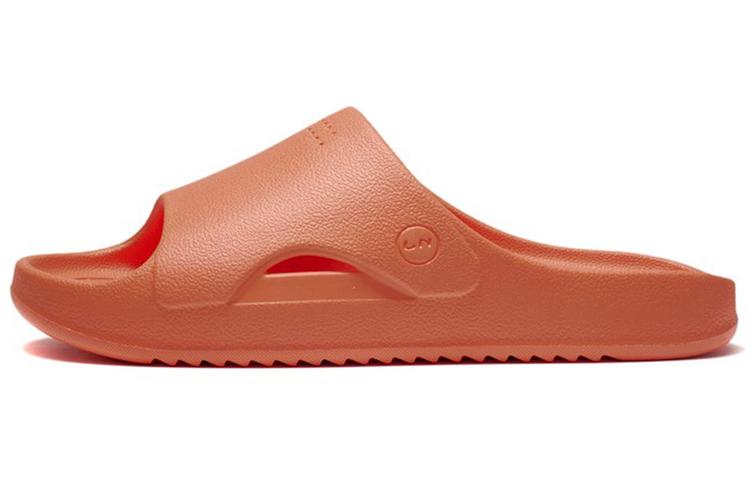 Li Ning Резиновая подошва EVA Тихие шлепанцы Мужские Оранжевые AGAS029-2 39.5