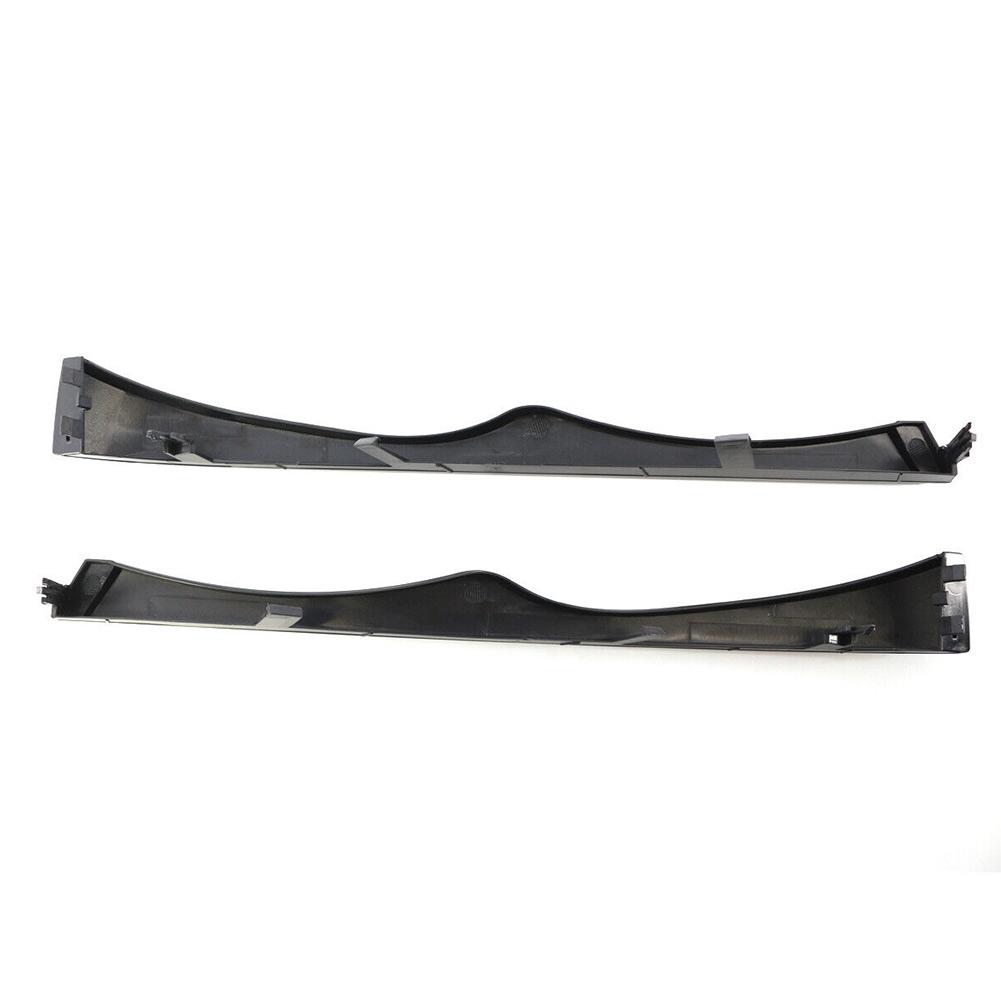 ABS Headlight Eyebrow Accessories Black For BMW E46 325i