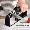 Four-in-One Multifunctional Kitchen Knife Sharpener with Tungsten Steel and Diamond Blades