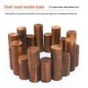 Anti-Corrosion Round Wood Garden Fence Panel