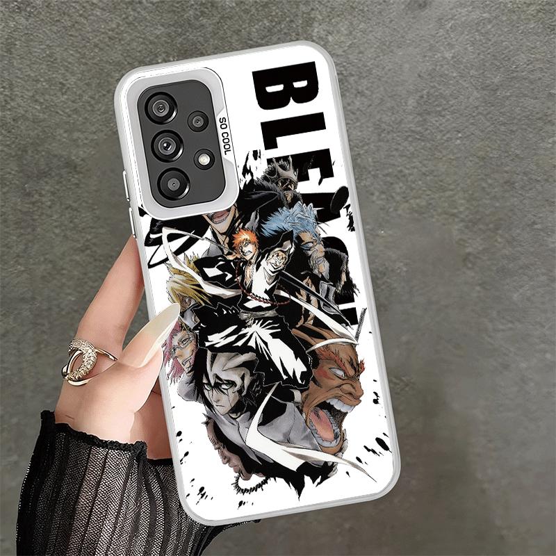 Anime Bleach Desgin Soft Phone Case for Samsung A17 A16 A15 A14 A13 A57 A56 A55 A54 A53 A37 A36 A35 A34 A33 A26 A25 A24 A23 A52