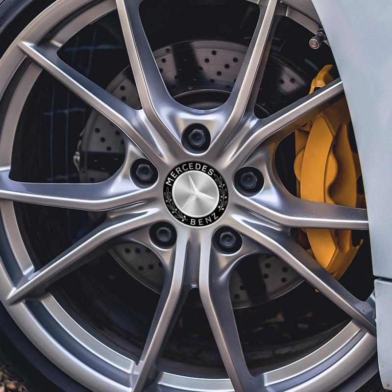 56mm/65mm Car Wheel Center Hub Caps Emblem Badge Stickers Key Case for Mercedes Benz AMG W212 W204 W211 W168 W213 W205 W210 W108 QQ2