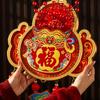 Red New Year Gold Hanging Ornament Large Spring Festival Decorations Props Fu Character Door Hanging Luck