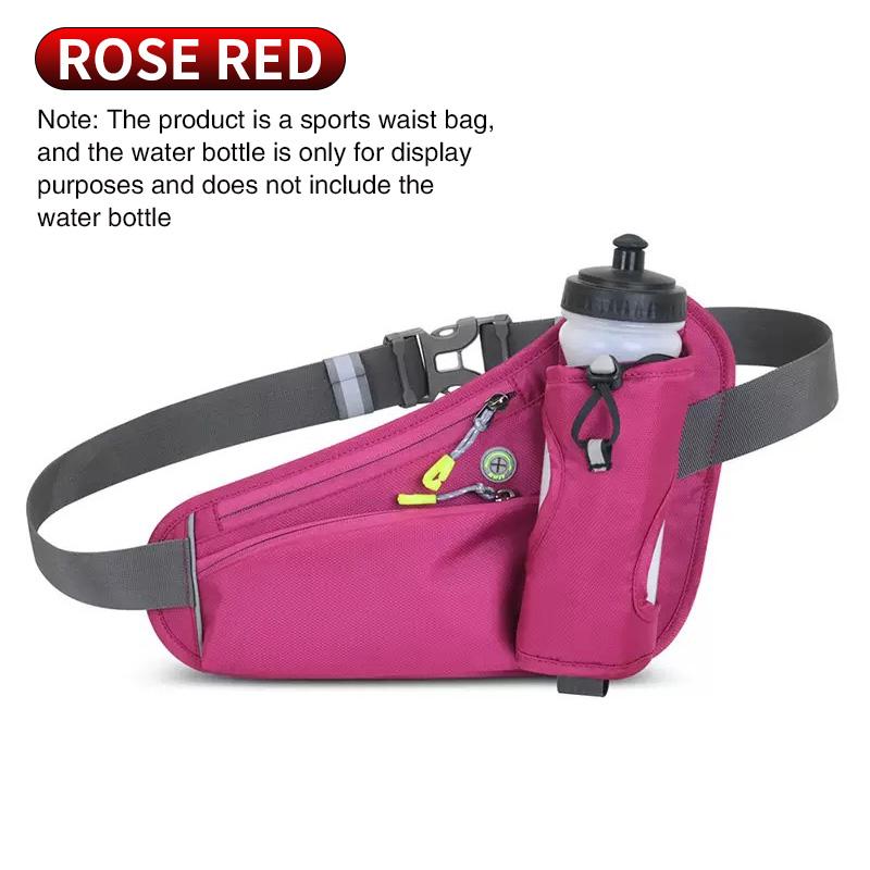 Multifunctional Outdoor Waist Bag Waterproof Running Fanny Pack with Water Bottle Holder Phone Pouch for Sports Fitness Hiking