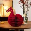 Horse Decoration Paper Horse Ornament Chinese New Year Festival Horse Sculpture  Spring Festival