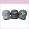 Florida Washed Cotton Baseball Cap With Embroidered Letter Design For Outdoor Sun Protection