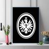 Eintracht Frankfurt FC Pattern  3pcs 100% Round Full Drill 5D DIY Diamond Painting Embroidery Cross Stitch Rhinestone Décor
