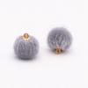 DIY Ornament Accessories 10pcs Key Ring Accessories Clothing Hair Accessories Earrings Eardrops Accessories Pendant Materials Mink Fur Ball