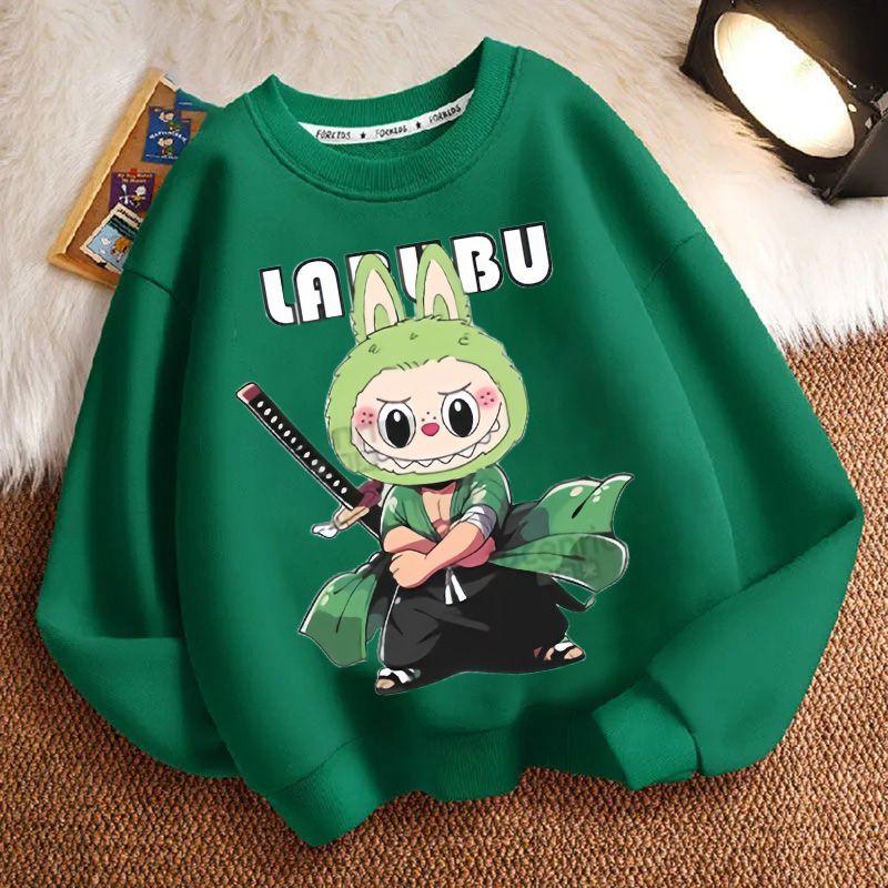 

Cute Round-neck Hoodies for Children, Fashionable Long-sleeved Hoodies for Boys and Girls in Spring and Autumn 160
