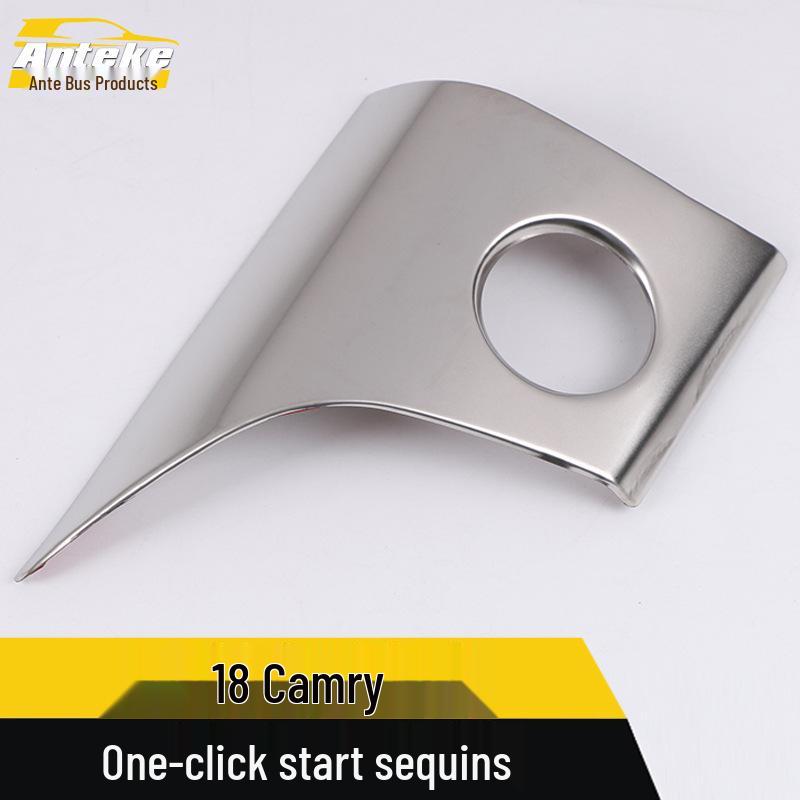 Nerezový flitrový nášivka s jedním tlačítkem pro modely 18 Camry