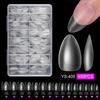 Matte 450-Piece Almond Wearable Nail Tips - Ultra-Thin, Seamless, No Filing Needed False Nails for Manicure
