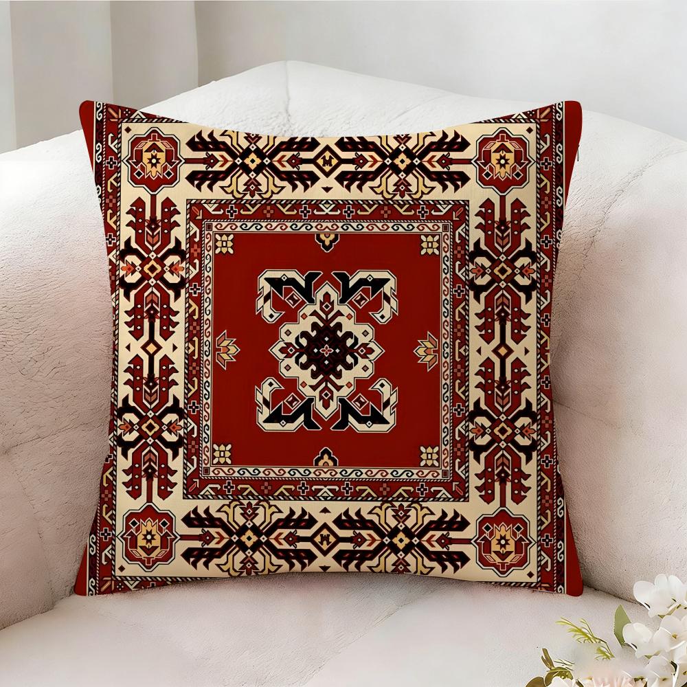 Persian Style Pillow Case Pillowcase Doublesided Printed Sofa Cushion Bedroom Headboard Pillow