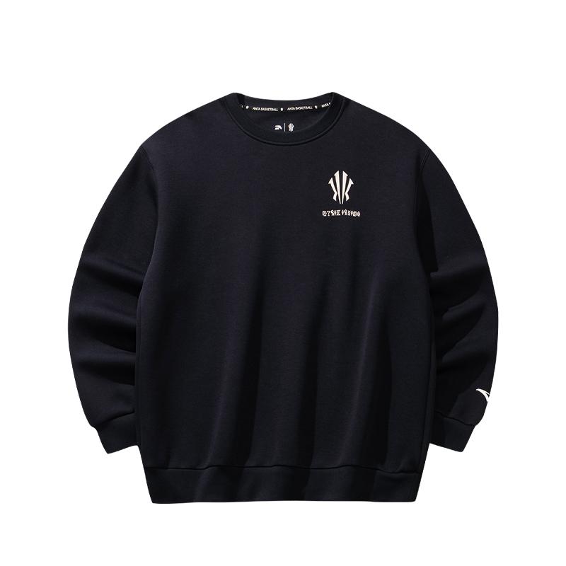 

Anta Kyrie Series Warm Trendy Versatile Crew Neck Pullover Sweatshirt Unisex sweatshirt 172611712N-2 M