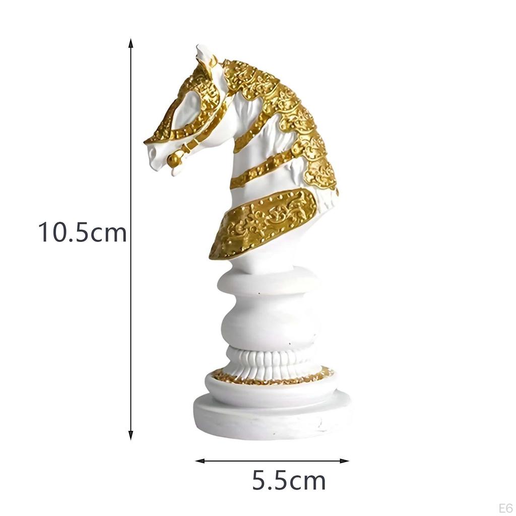 Internationale Schach Statue Harz Figur Kunst Dekoration Tabletop Ornament Skulptur für