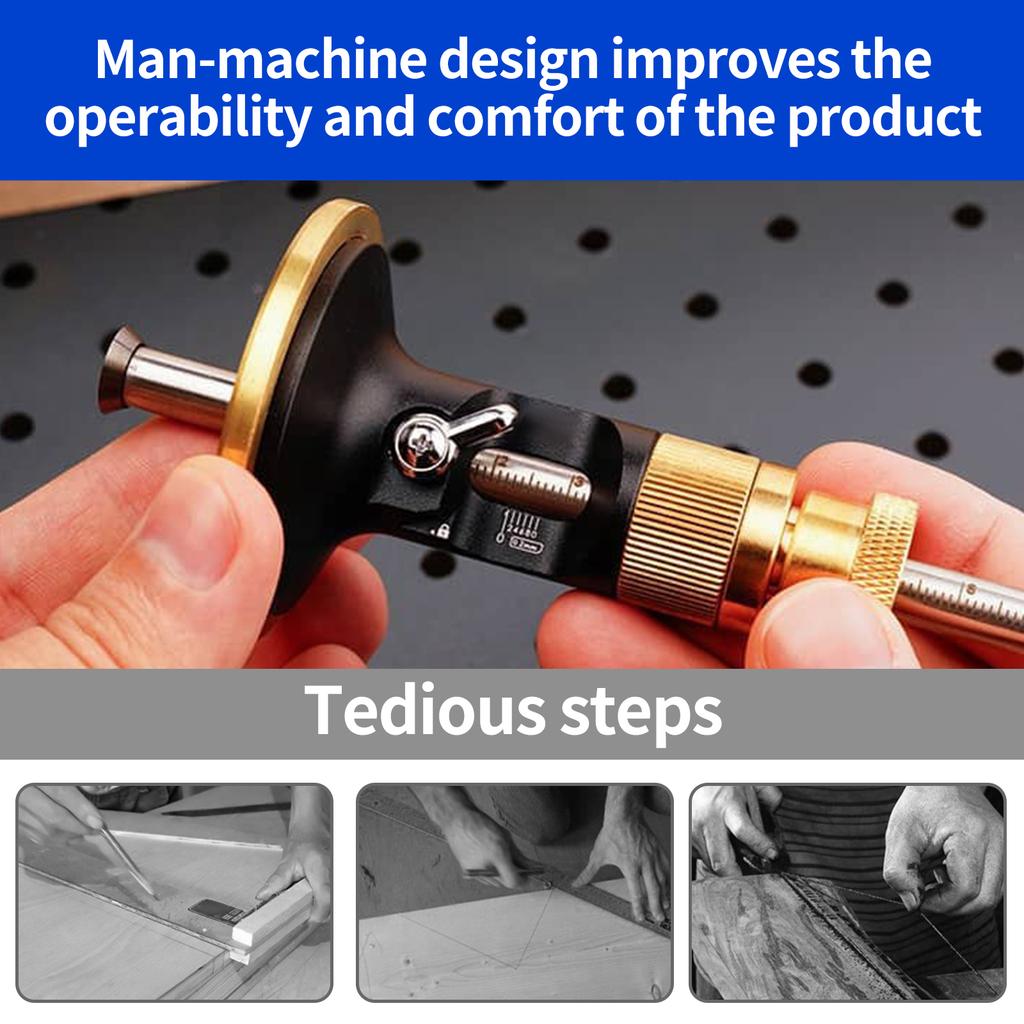 Woodworking European Style Scriber High Precision Blade Scribing Tools Carpentry Parallel Line Drawing Mortise Marking Gauge