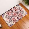 Luxurious 3d Flowers Printed Floor Mats Anti-slip Rugs With Timeless Design