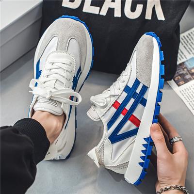 Zapatillas Zapatos de Hombre Color Sólido Moda Blanco Casual Zapatos Deportivos para Hombre Plataforma Antideslizante Zapatillas para Correr Zapatillas De Deporte