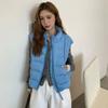 Sweet new national standard white duck down ribs down vest women's autumn and winter curvature vest