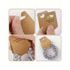 100pcs-Bracelet Earring Display Cards, Handmade Earring Cards Self Adhesive, Suitable For Necklace, Bracelet, Keychain, Earrings, Hair Ties