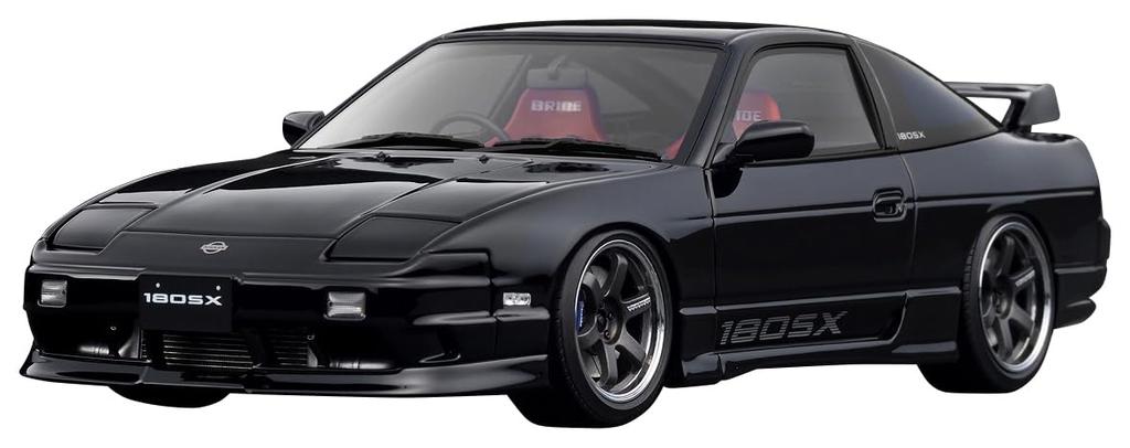 ignition model scale Nissan 180SX TYPE X Black Finished Product IG3767 TK.Company 1/18 (RPS13)