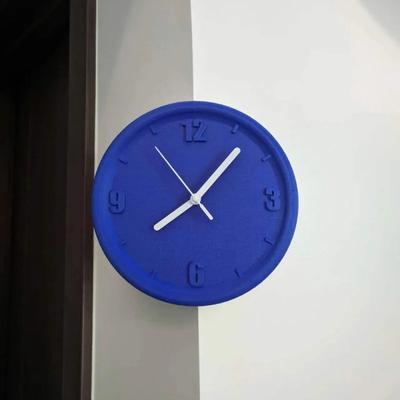 Minimalistische Wanduhren Einzigartige Kreative Außenwinkeluhr Stilles Uhrwerk Ästhetische Wohnzimmer-Wanduhren Kleine Heimdekorations-Accessoires
