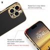 Funda Blanda de Silicona de Color Sólido de Lujo Para IPhone 16 15 14 11 12 13 Pro Max Mini 16 Plus Galvanizado Brillante A Prueba de Golpes Cubierta Protectora