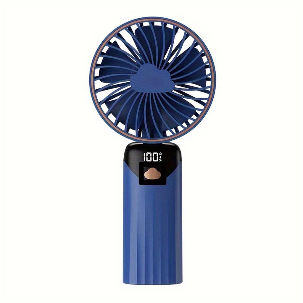 Electric Portable Fan Air Conditioner Mini Cooler Rechargeable Handheld Fans for Home Outdoor Hand Usb Conditioning Blades