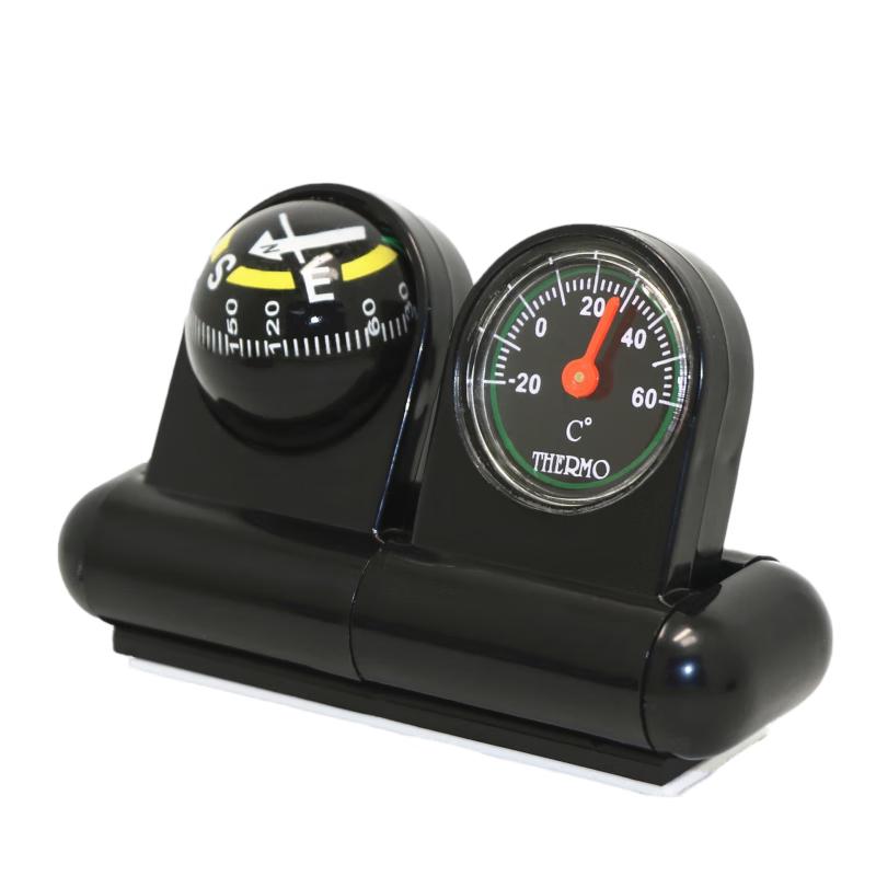 Linpan Multi-functional Car Compass with Thermometer