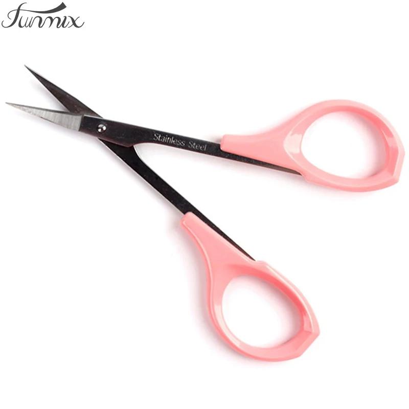 

Professional Grade Eyebrow Scissors Trimmer Straight Scalp Area Or Angle Head Region Perfect For Volume Eyelash Extension Quality Economic Makeup