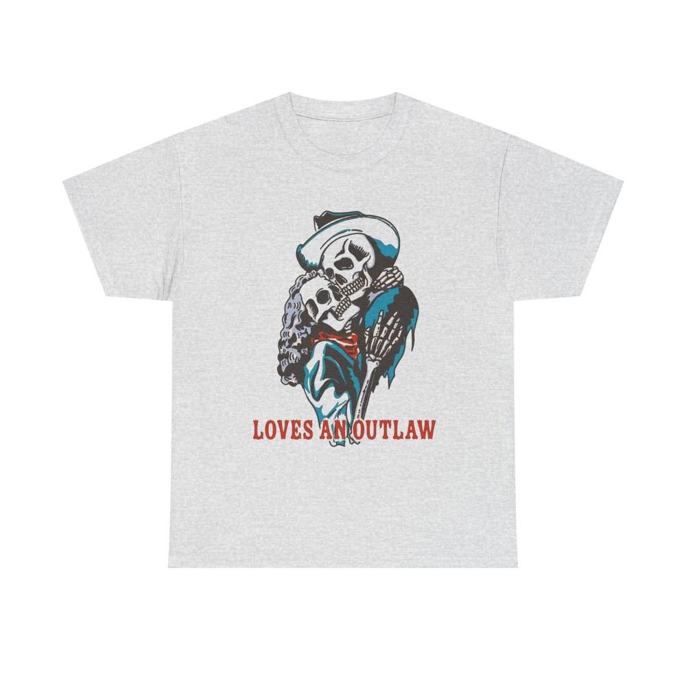 

Loves An Outlaw Western Graphic T Shirt S-5XL NEW Unisex Heavy Cotton Tee Unisex T-Shirt XL