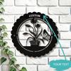 Butterfly Flower Metal Wall Art, Garden Yard Decoration, Outdoor Home Sign, Nature Inspired Tin Sign