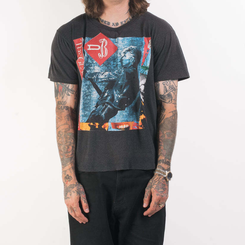 Винтажная футболка унисекс 1987 года David Bowie The Glass Spider Tour Все размеры AHN01953 L