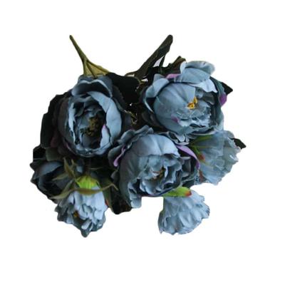 8 Heads Artificial False Silk Peony Flowers Bouquet Wedding Bunch Party Decor